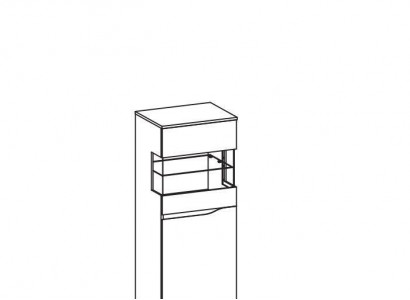 Modern glass display cabinet sideboard wood designer cabinet showcase shelf new
